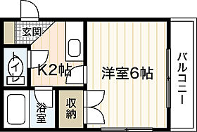 エステート三滝  ｜ 広島県広島市西区三滝町（賃貸マンション1K・3階・17.15㎡） その2