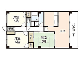 セントラル古江II  ｜ 広島県広島市西区古江東町（賃貸マンション3LDK・3階・69.56㎡） その2