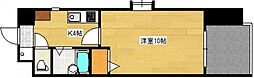 ニューズ弐番館 1Kの間取図画像