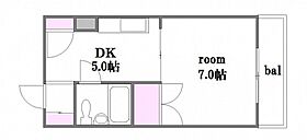 KENSEI8(旧第3山肩ビル）  ｜ 広島県広島市西区小河内町2丁目（賃貸マンション1DK・4階・24.75㎡） その2