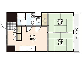 第3沖ビル  ｜ 広島県広島市西区南観音町（賃貸マンション2LDK・2階・46.20㎡） その2