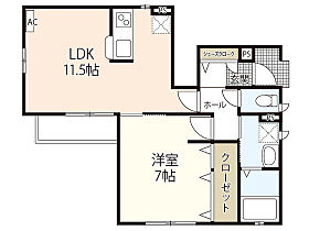 M’s haus  ｜ 広島県広島市西区井口1丁目（賃貸アパート1LDK・1階・43.88㎡） その2