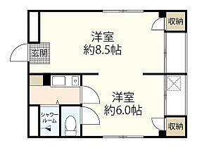 広島県広島市中区平野町（賃貸マンション2K・3階・31.89㎡） その2