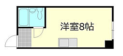 セントラル瀬戸内ビル ワンルームの間取図画像