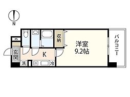 第23友建ビル 1Kの間取図画像