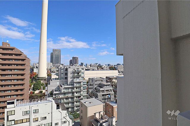 バルコニー 朝日中目黒マンション 10階/-