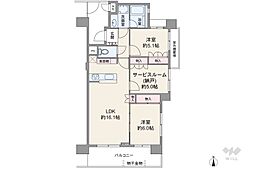 間取図画像 2SLDK