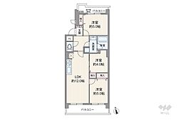 間取図画像 3LDK