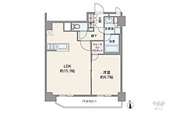 MAINSTAGE西蒲田2 1LDKの間取図画像