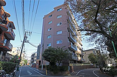 マンション祐天寺の外観(南西側から)