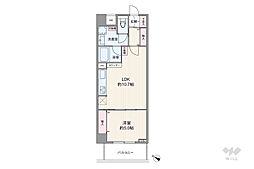 カーサフェリス学芸大学 1LDKの間取図画像