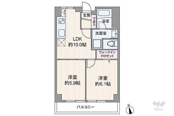 間取りを拡大表示