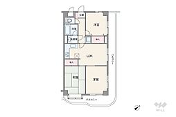 アーバンヒルズ芦花公園 3LDKの間取図画像