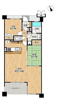 間取り エクアス津田沼 6階/-
