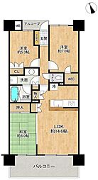 間取図画像 3LDK