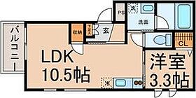 Albireo  ｜ 愛知県名古屋市中村区太閤4丁目（賃貸アパート1LDK・2階・34.17㎡） その2