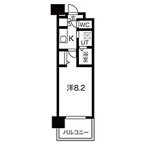 パルティール名駅北  ｜ 愛知県名古屋市西区菊井2丁目（賃貸マンション1K・7階・24.80㎡） その2