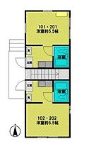 ホワイトキャビン高舟 202 ｜ 神奈川県横浜市金沢区高舟台１丁目12-10（賃貸アパート1R・2階・16.56㎡） その2