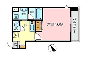 神奈川県横浜市金沢区六浦１丁目（賃貸マンション1K・4階・26.00㎡） その2