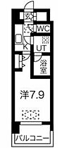 NORTH VILLAGE 伍番館 803 ｜ 大阪府大阪市北区中津6丁目2-22（賃貸マンション1K・8階・25.48㎡） その2