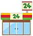 周辺：ローソン 西岩田店 760m