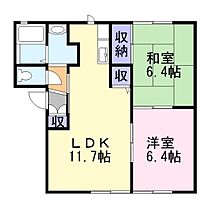 ディアスヒラツ 105 ｜ 兵庫県加古川市米田町平津（賃貸アパート2LDK・1階・50.81㎡） その2