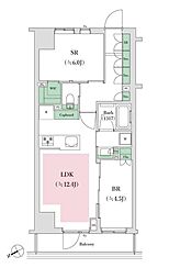 間取図画像 1SLDK