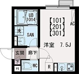 間取図画像 ワンルーム