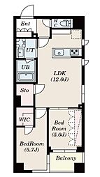 S-RESIDENCE瑞江 2LDKの間取図画像