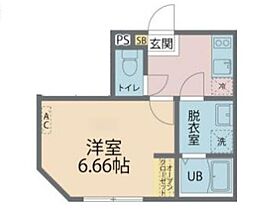 カインドネス西瑞江 1Kの間取図画像