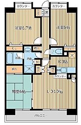 CITYSPIRE西葛西 3LDKの間取図画像