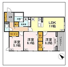 物件の間取り