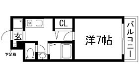 アッシュ宝塚  ｜ 兵庫県宝塚市山本中2丁目（賃貸マンション1K・2階・24.00㎡） その2