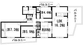 グリーンヒルズ東山台125号棟  ｜ 兵庫県西宮市東山台1丁目（賃貸マンション4LDK・3階・99.00㎡） その2