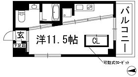 ポルトボヌール  ｜ 大阪府池田市西本町（賃貸マンション1K・5階・30.34㎡） その2