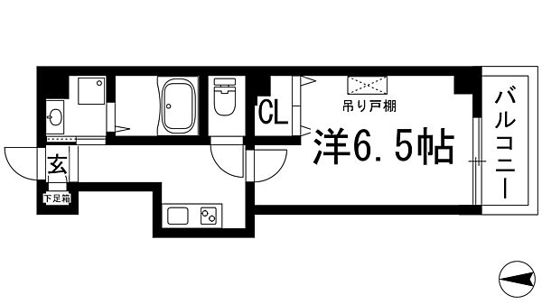 ラ・メール川西 ｜兵庫県川西市小戸2丁目(賃貸マンション1K・4階・23.00㎡)の写真 その2