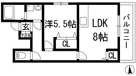 メゾンド中山  ｜ 兵庫県宝塚市中山寺1丁目（賃貸マンション1LDK・4階・43.69㎡） その2