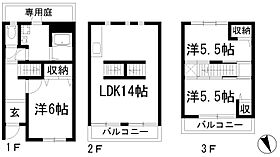 クレスト甲東園A棟  ｜ 兵庫県西宮市段上町2丁目（賃貸マンション3LDK・1階・80.00㎡） その2