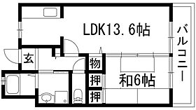 グリーンヒルズ仁川2号棟  ｜ 兵庫県宝塚市仁川団地（賃貸マンション1LDK・2階・49.00㎡） その2