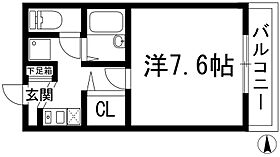 クロードサン1  ｜ 兵庫県宝塚市高司1丁目（賃貸マンション1K・3階・22.00㎡） その2