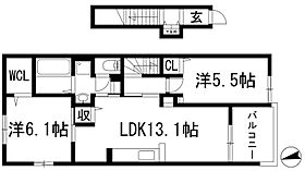 ジオウエスト  ｜ 大阪府池田市石橋4丁目（賃貸アパート2LDK・2階・59.16㎡） その2