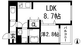 仮）清荒神3丁目共同住宅A棟  ｜ 兵庫県宝塚市清荒神3丁目（賃貸アパート1LDK・3階・29.34㎡） その2