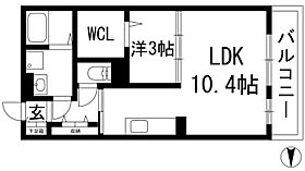 イルクアドロ  ｜ 大阪府池田市石橋2丁目（賃貸アパート1LDK・3階・37.53㎡） その2