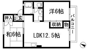 ハイツエトワール  ｜ 兵庫県宝塚市口谷東3丁目（賃貸アパート2LDK・2階・53.46㎡） その2