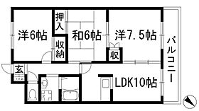 ファミーユ奥畑  ｜ 兵庫県伊丹市奥畑1丁目（賃貸マンション3LDK・2階・65.00㎡） その2