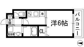 A.Graish宝塚　エーグレイッシュタカラヅカ  ｜ 兵庫県宝塚市川面3丁目（賃貸マンション1K・2階・26.00㎡） その2