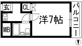 ハイツ中雅  ｜ 大阪府箕面市瀬川5丁目（賃貸マンション1K・2階・22.00㎡） その1