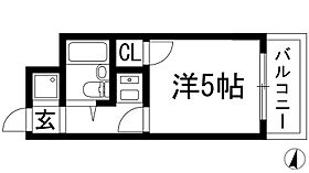 武藤マンション  ｜ 大阪府箕面市瀬川4丁目（賃貸マンション1K・3階・16.00㎡） その2