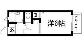 ヴィラージュみのお  ｜ 大阪府箕面市箕面5丁目（賃貸アパート1K・3階・20.30㎡） その2