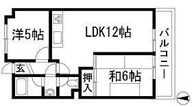 森住ハイツ  ｜ 大阪府箕面市瀬川4丁目（賃貸マンション2LDK・3階・45.00㎡） その2